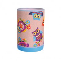 Distribuidor - Lâmpadas Diversas | Sobre Mesas Infantil | SOBREMESA SERIE BUHOS VERDE 1XE27 19X13D Ref: 056271006